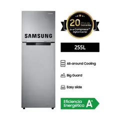 SAMSUNG - Refrigeradora 255L RT25FARADS8 No Frost Silver