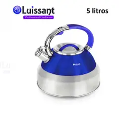 LUISSANT - Tetera Roch 5 lt. Amarillo Acero Inoxidable