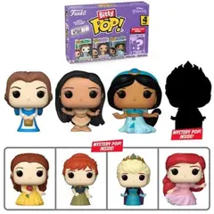 FUNKO - Miniaturas Bitty Pop Disney Princess Belle 4pk Bella y Bestia
