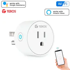 TEROS - Enchufe Tomacorriente Inteligente Smart 10a Wifi Alexa