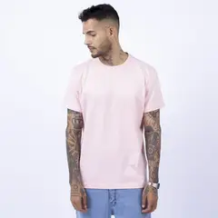 BHEVSK - Polo basico rosa hombre