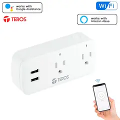 TEROS - Enchufe Tomacorriente Inteligente Smart 15a Wifi Alexa