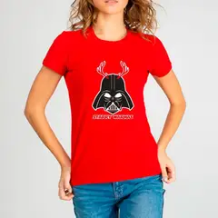 GENERICO - Polo Mujer Manga Corta Starry Warmas - Nathalie Love It - Rojo