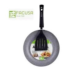 FACUSA - Sartenes Roja 22 cm con Espatula