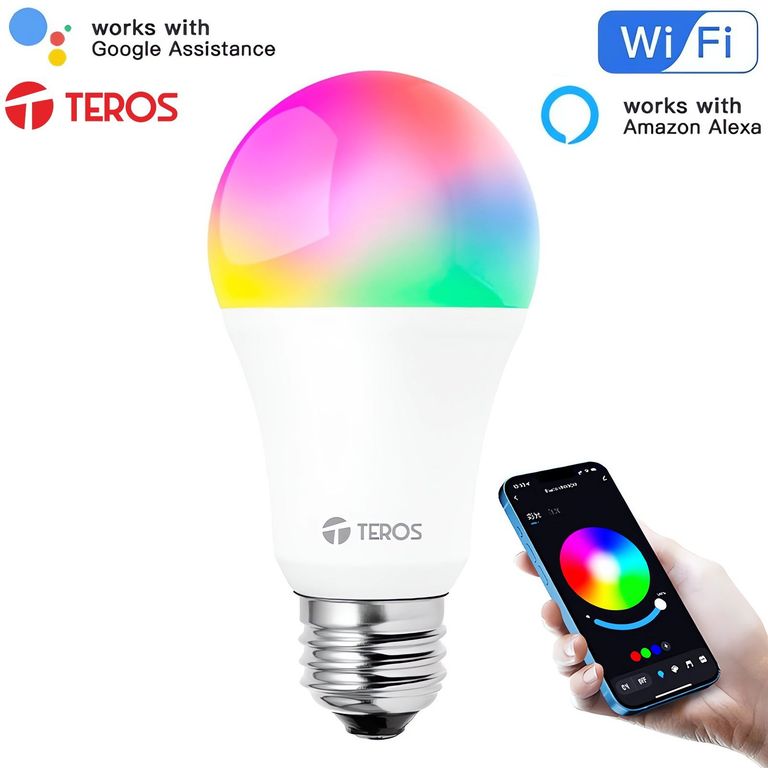 Foco Inteligente Smart Led Rgb Wifi 9w Alexa Y Google