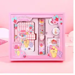 OEM - Diario con Set de Manualidades para Niños Color Rosado