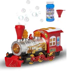 GENERICO - Juguete Tren Eléctrico con Luces y Burbuja B968A