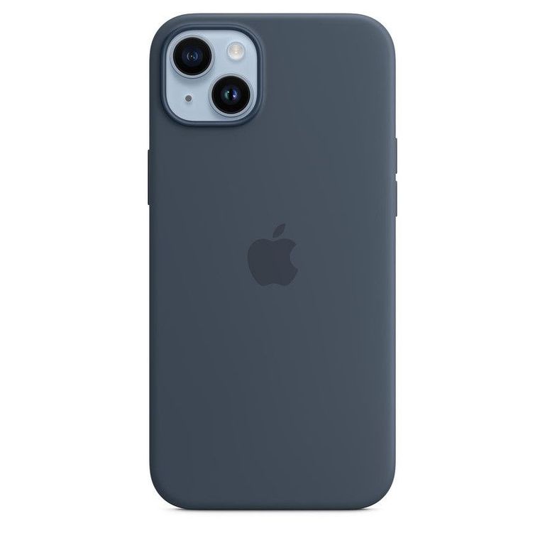 Case Silicona Para Iphone 15 - Azul Noche