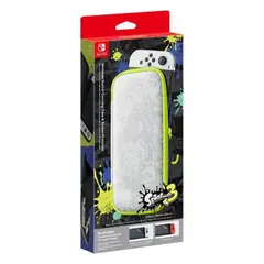 NINTENDO - Estuche y Lámina Protectora para Switch Edición Splatoon 3