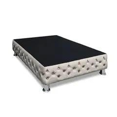 BARAKA HOME - Base De Cama Aarhus 1.5 plz - Ivory