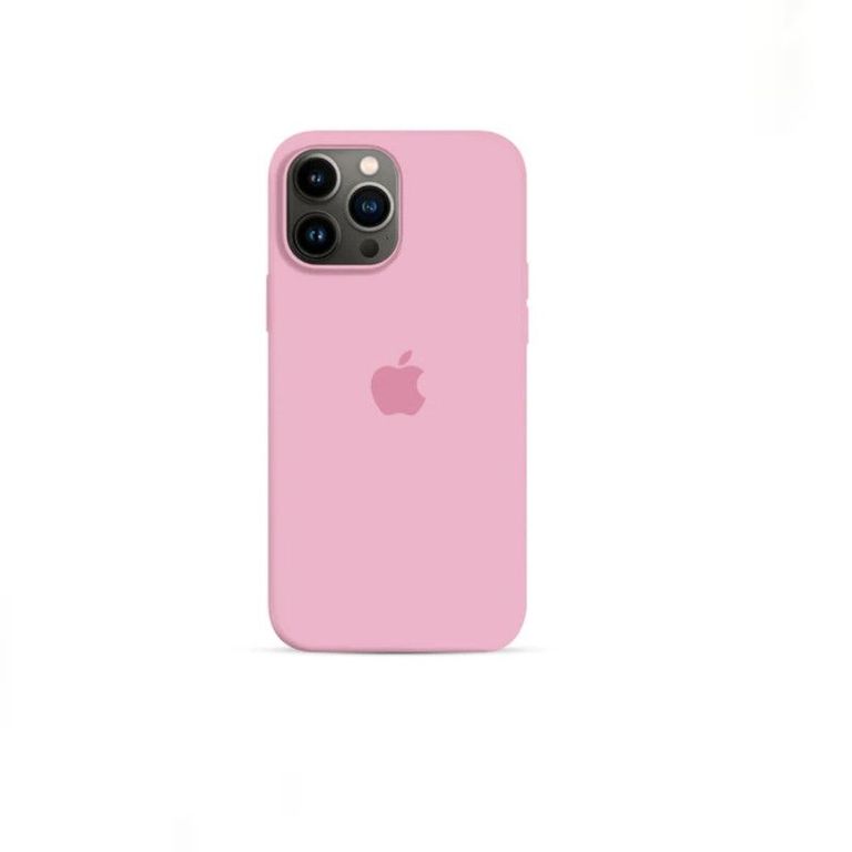 Case Silicona Para Iphone 13 ROSA + Mica de Vidrio