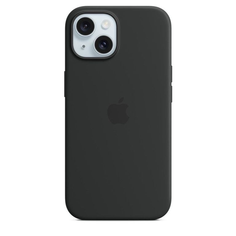 Case Silicona Para Iphone 15 - Negro