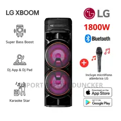 LG - Parlante Bluetooth XBOOM RNC9 - Altavoz Ideal para Fiestas y Karaoke
