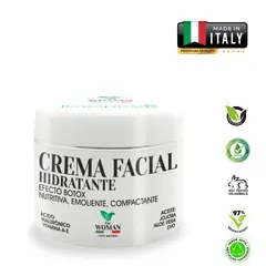 BOTEXPHARMA - Crema Hidratante +Acido Hialuronico Mujer (Italia) Bio natural