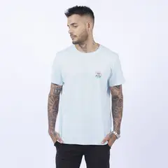 BHEVSK - Polo estampado hombre Sky Celeste