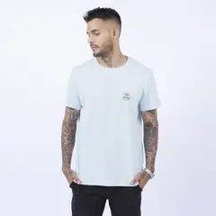 BHEVSK - Polo estampado hombre Sky Celeste