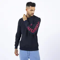 BHEVSK - Polera Algodón Hombre Underground Azul