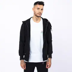 BHEVSK - Polera Basica Cremallera Negra