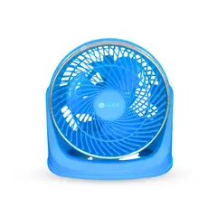 FUJITEC - Ventilador de Mesa de 8 Pulgadas Celeste CF-4008