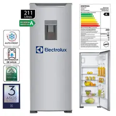ELECTROLUX - Refrigeradora ERDM26F2HPS Frost 211 Litros Gris