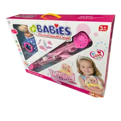 GENERICO - CUNA MECEDORA Y COCHE PARA MUÑECA