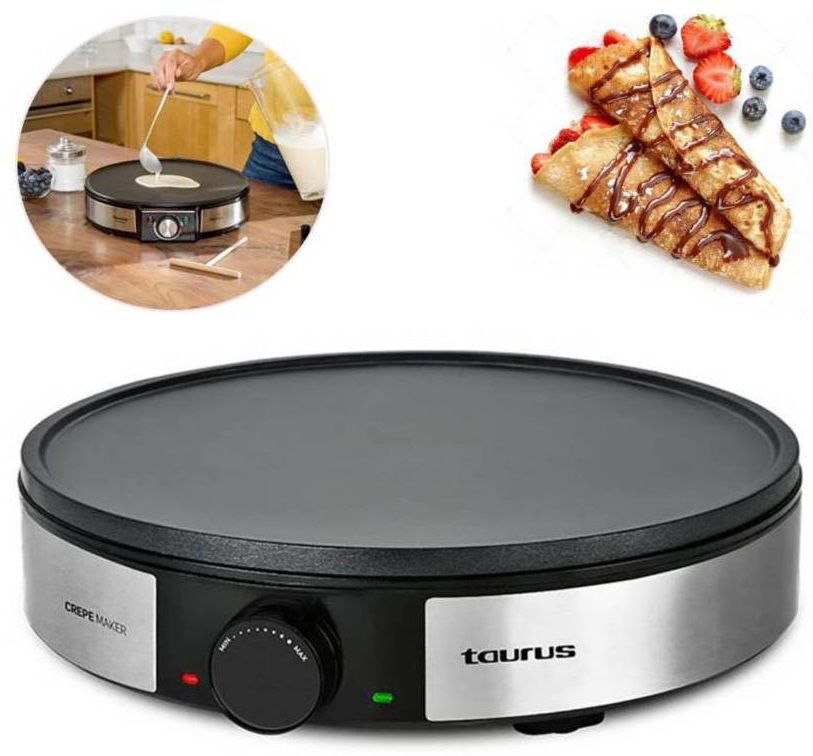 Crepera con Placa Antiadherente 1200W S164