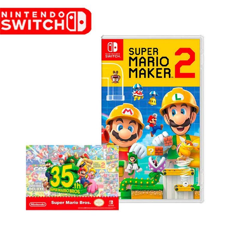 Super mario maker 2 switch + Poster