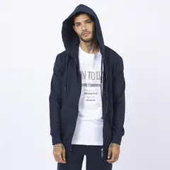 BHEVSK - Polera Basica Cremallera Azul