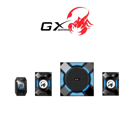 PARLANTE SW-G2.1 1200 240V 36W BLUE LIGHT NEGRO