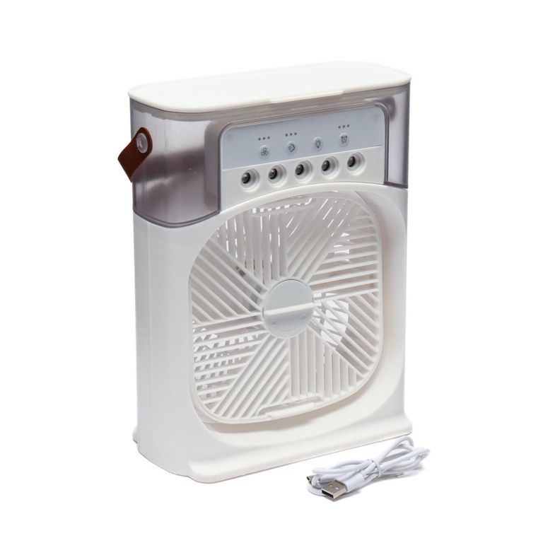 Enfriador Ventilador Aire Acondicionado Portátil Blanco