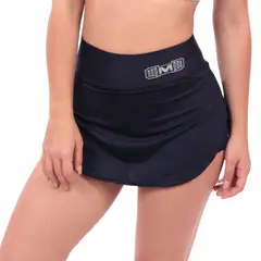 M MUSCLE MUSEUM - Short Falda Deportivo Color Azul para Mujer