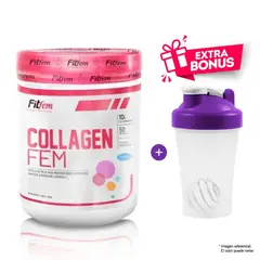 FITFEM - Collagen Fem 500gr Fruit Punch Colágeno Hidrolizado