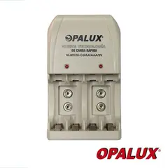 OPALUX - Cargador de PILAS AA- AAA - Batería 9V