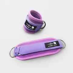 WORK OUT - CORREA O TOBILLERA PARA POLEA GIMNASIO - MORADA