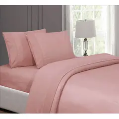 CASATEX - Juego de sabanas 2 plz 100% algodón con bordado