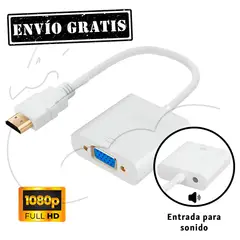 OEM - Adaptador Hdmi A Vga - Full Hd 1080p