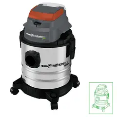 GLADIATOR - ASPIRADORA SECO-HÚMEDO RECARGABLE CON 1 BAT