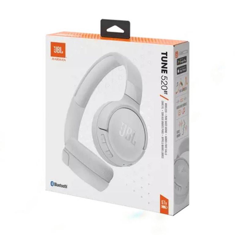 AUDIFONOS TUNE 520 BT COLOR BLANCO - 57 HORAS
