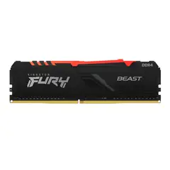 KINGSTON - MEMORIA RAM DIMM RGB FURY BEAST 8GB DDR4 P/N: KF432C16BBA/8