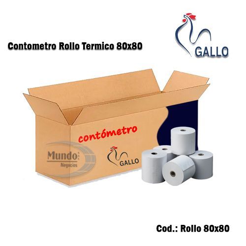 CAJA DE CONTÓMETRO GALLO 80X80MM CJA X20