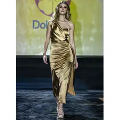DOLCATTA - Vestido Joanny Gold Color