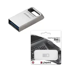 KINGSTON - Memoria Usb DataTraveler Micro 256GB Ultrapequeño Metal