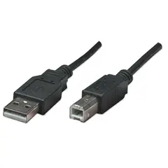 GENERICO - Cable USB 2.0 a Mini USB V3 5 pines 1.8 Metros con Filtro Trautech