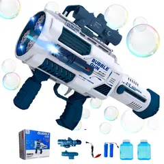 IMPORTADO MC - Pistola de burbujas Bazooka de 300 agujeros