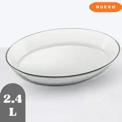 MARINEX - Asadera oval redondo med. 2.4l -