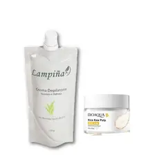 BIOAQUA - PACK Crema Aclarante de Arroz Y Crema Depilador