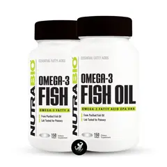 NUTRABIO - PACK X 02 OMEGA-3 FISH OIL 150 CAPS NUTRABIO_.