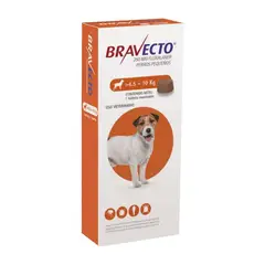 BRAVECTO - 250 MG - PERROS DE 4.5 A 10 KG (NARANJA)