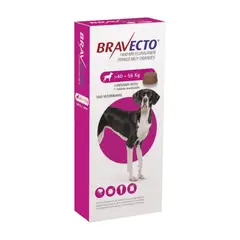 BRAVECTO - 1400 MG - PERROS DE 40 A 56 KG (FUCSIA)