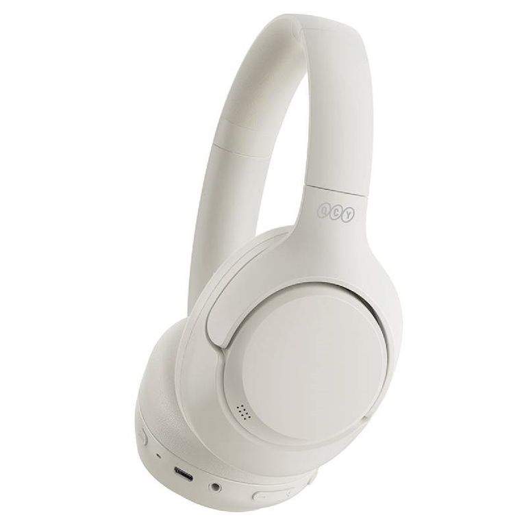 - Auriculares Bluetooth QCY-H3 ANC-WHT con Cancelación Activa de Ruido